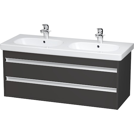 Ketho Wall-Mounted Vanity Unit Kt664904949 Graphite Matt